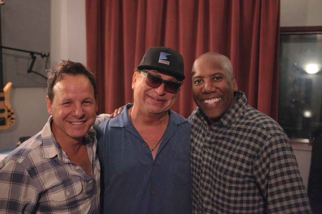 In the studio working on music for my CD with David Paich — with Chris Gero. - 191262_10151770650620185_1443099524_o